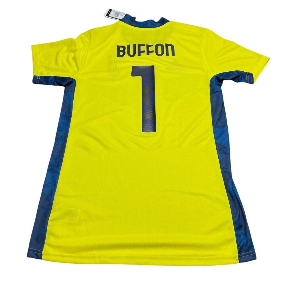 2020-2021 Juventus Home Adidas Goalkeeper Shirt BUFFON 1 Jeep